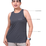 Active Women's Vest - Grey